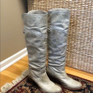Frye Knee High Grey Boots